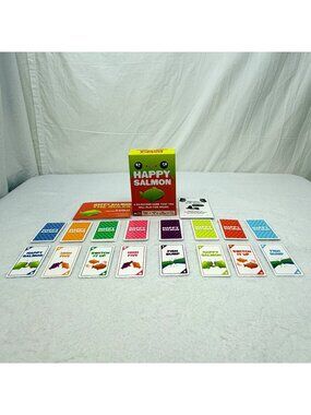 Happy Salmon 90-Second Party Card Game 2021 Exploding Kittens 100% Complete